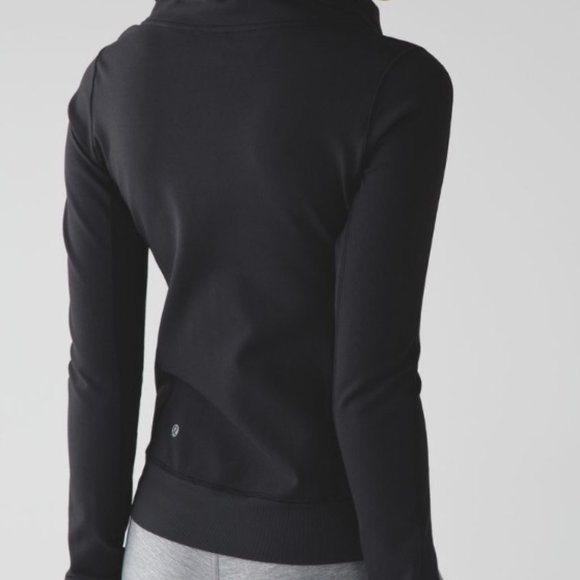 Lululemon Be Present Full-Zip Jacket, Black, Size 6 - Picture 3 of 8